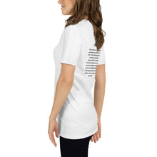 Carregue a imagem no visualizador da Galeria, Mestre Shapiro Camiseta unissex com mangas curtas
